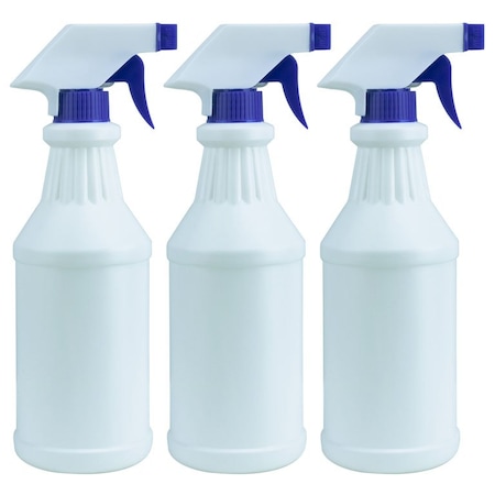 Oasis Spray Bottle, Opaque, with Trigger, 16 oz, 3 Per Pack 140501X3